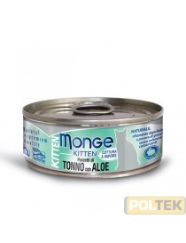 Alimento complementare per gattini fino a 12 mesi di età con con delizioso tonno bonito e aloe prodotto in Thailandia, con le t