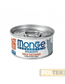 MONGE CAT MONOPROTEICO SFILACCETTI gr. 80 TACCHINO