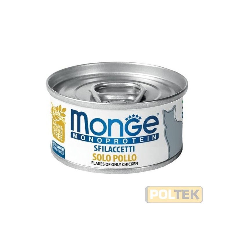 Deliziosi sfilaccetti con pollo prodotti utilizzando ingredienti freschi e di altissima qualita`. Gli sfilaccetti sono cotti al 