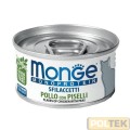 MONGE CAT MONOPROTEICO SFILACCETTI gr. 80 POLLO PISELLI