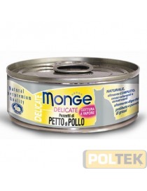MONGE CAT SUPERPREMIUM DELICATE gr.80 petto di pollo