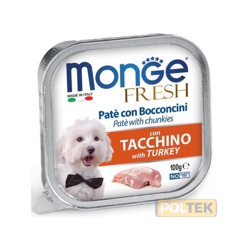 Delizioso paté con un cuore di prelibati bocconcini con tacchino fresco selezionato per offrire ai nostri amici il benessere qu