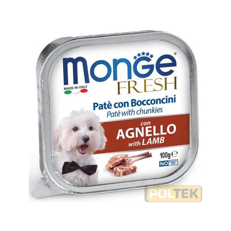 Delizioso paté con un cuore di prelibati bocconcini con agnello fresco selezionato per offrire ai nostri amici il benessere quo