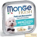 MONGE DOG FRESH gr.100 MERLUZZO