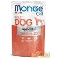 MONGE DOG GRILL BUSTE salmone gr.100