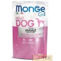 MONGE DOG GRILL BUSTE maiale gr.100