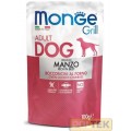 MONGE DOG GRILL BUSTE manzo gr.100