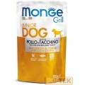 MONGE DOG GRILL BUSTE PUPPY JUNIOR pollo/tacchino gr.100