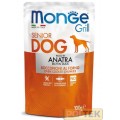 MONGE DOG GRILL BUSTE SENIOR anatra gr.100