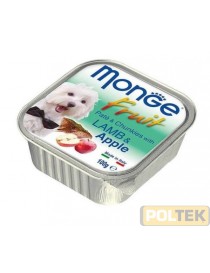 MONGE DOG FRESH FRUIT AGNELLO e MELA gr.100
