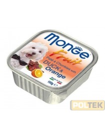 MONGE DOG FRESH FRUIT ANATRA/ARANCIA gr.100