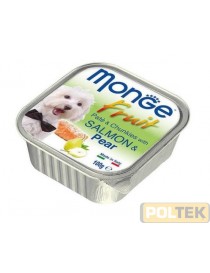 MONGE DOG FRESH FRUIT SALMONE/PERA gr.100