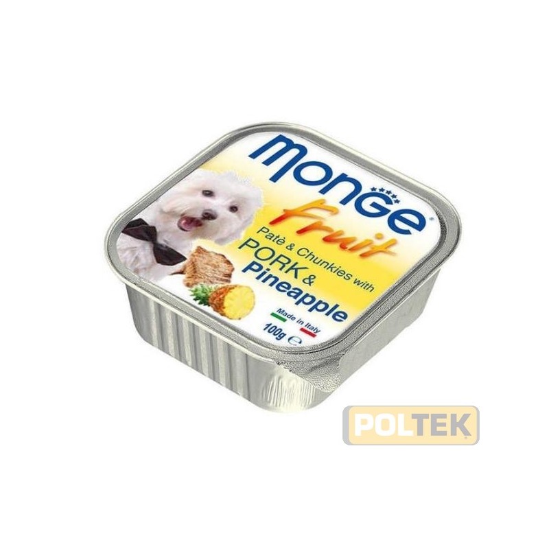MONGE DOG FRESH FRUIT MAIALE e ANANAS gr.100