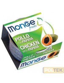 MONGE CAT FRUIT pollo con papaya gr 80