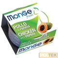 MONGE CAT FRUIT pollo con papaya gr 80