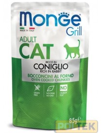 MONGE CAT BUSTA GRILL ADULT CONIGLIO gr 85