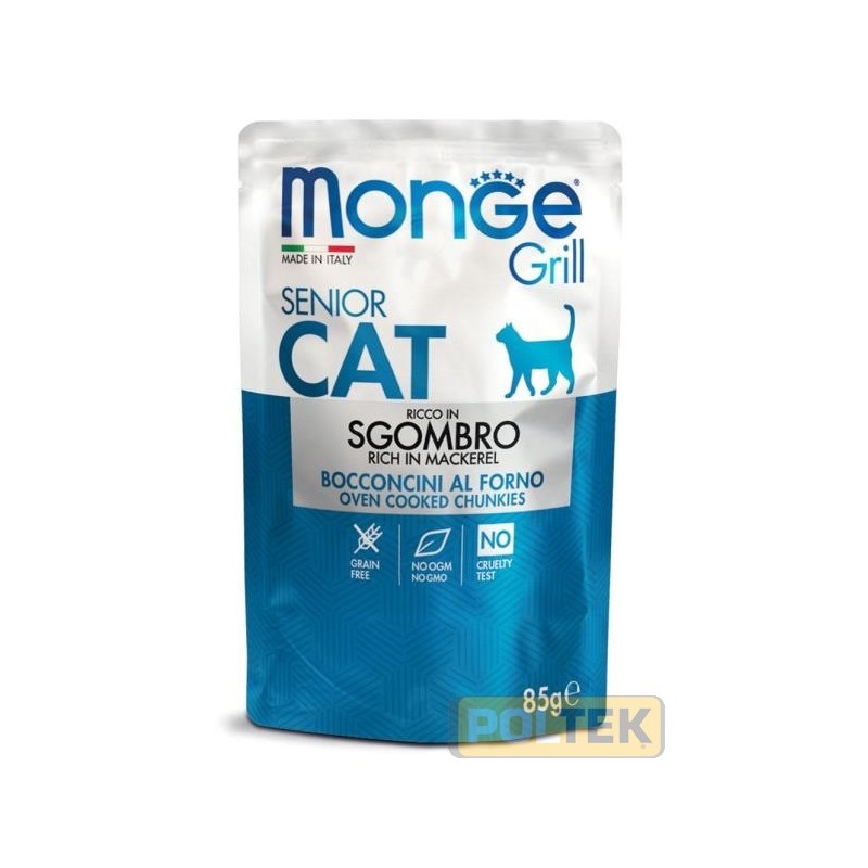 MONGE CAT BUSTA GRILL SENIOR SGOMBRO gr 85