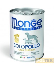 MONGE DOG SOLO gr.400 pollo patè