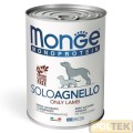 MONGE DOG SOLO gr.400 agnello patè