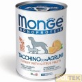 MONGE DOG FRUITS gr.400 tacchino/agrumi patè