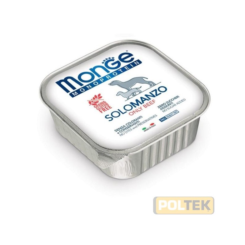 Pate´ *formulato con un’unica fonte proteica, il manzo selezionato di altissima qualita`. E` un prodotto 100% italiano e alta