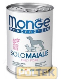 MONGE DOG SOLO gr.400 maiale patè