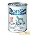 MONGE DOG SOLO gr.400 anatra patè