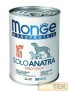 MONGE DOG SOLO gr.400 anatra patè
