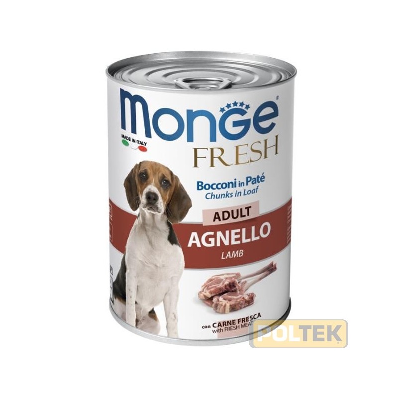 MONGE DOG FRESH gr.400 AGNELLO