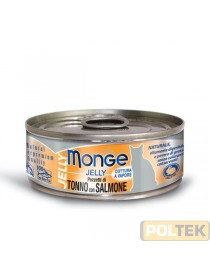 MONGE CAT SUPERPREMIUM JELLY gr.80 pezzi tonno/salmone