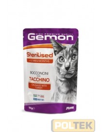 GEMON GATTO UMIDO BUSTA SENIOR TACCHINO gr 100