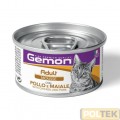 GEMON GATTO UMIDO MOUSSE ADULT POLLO/MAIALE gr.85