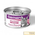 GEMON GATTO UMIDO MOUSSE ADULT POLLO/FEGATO gr.85