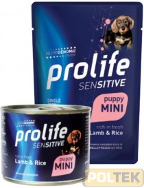 PROLIFE DOG WET BUSTA gr 100 GR PUPPY SENSITIVE LAMB & RICE