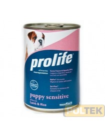 PROLIFE DOG WET LATTINA 400 gr PUPPY SENSITIVE LAMB & RICE