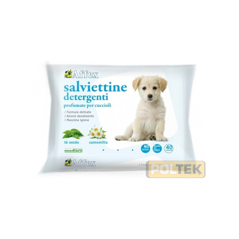 AFFEX SALVIETTE CUCCIOLI THE VERDE/CAMOMILLA