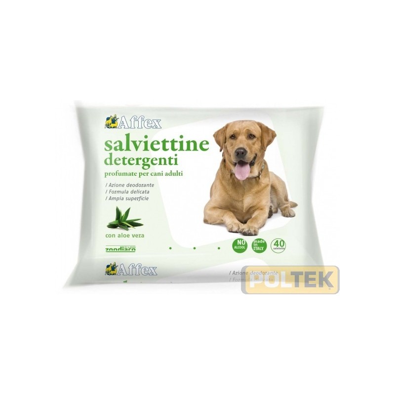 AFFEX SALVIETTE CANI ADULTI ALOE VERA