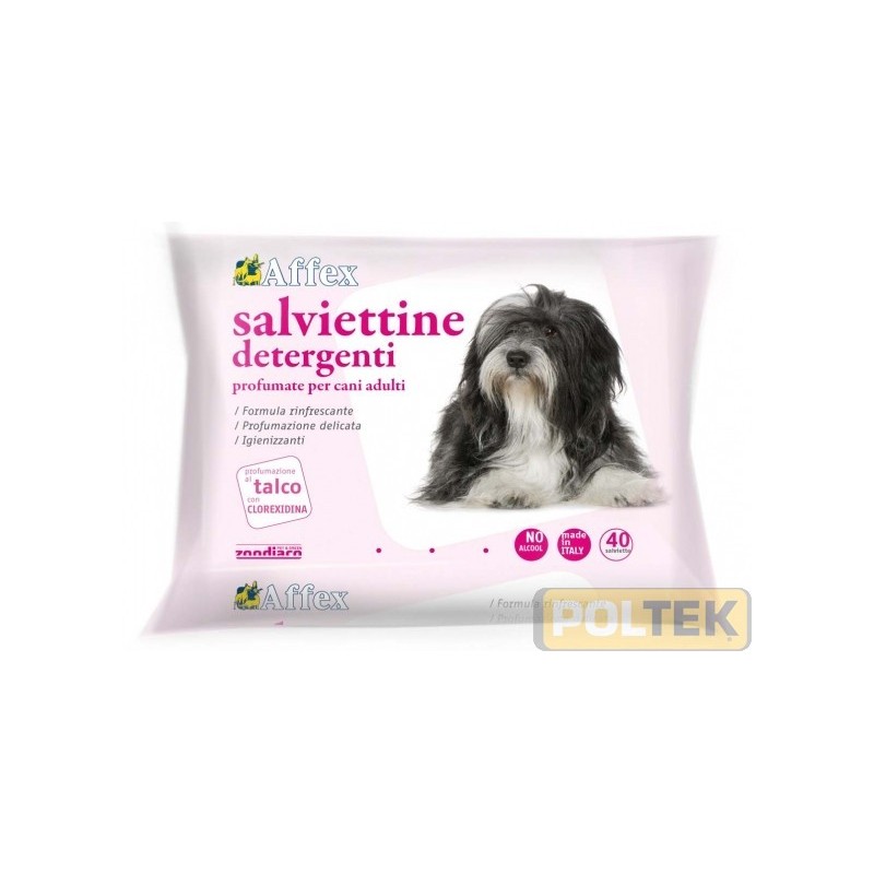 AFFEX SALVIETTE CANI ADULTI TALCO
