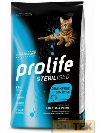 PROLIFE GATTO DRY ST GF SENSITIVE SOLE FISH&POTATO 400 g