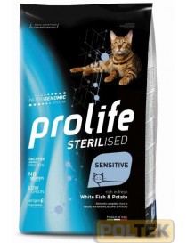 PROLIFE GATTO DRY ST GF SENSITIVE WHITE FISH & POTATO gr. 40