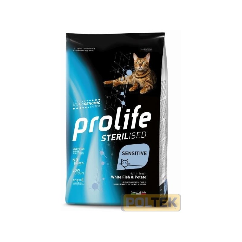 PROLIFE GATTO DRY ST GF SENSITIVE WHITE FISH & POTATO gr. 40