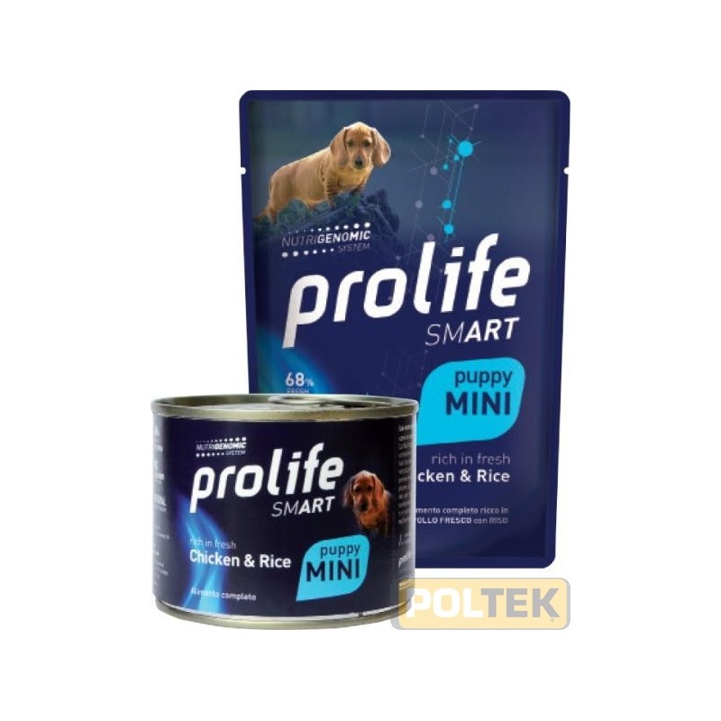 PROLIFE DOG WET BUSTA gr 100 SMART PUPPY POLLO & RISO