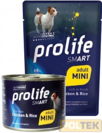 PROLIFE DOG WET BUSTA gr 100 SMART ADULT POLLO & RISO