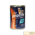 PROLIFE DOG WET LATTINA 400 gr DUALFRESH SALMONE/MERLUZZO