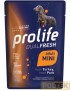 PROLIFE DOG WET BUSTA gr 100 DUALFRESH MAIALE/TACCHINO