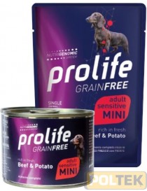 PROLIFE DOG WET BUSTA gr 100 GRAIN FREE BEEF & POTATO