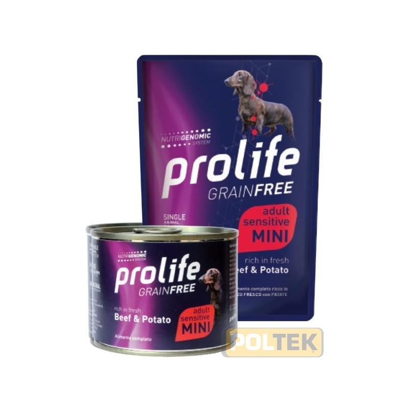 PROLIFE DOG WET BUSTA gr 100 GRAIN FREE BEEF & POTATO