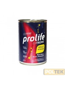PROLIFE DOG WET LATTINA 400 gr EXTREME CINGHIALE/QUAGLIA/FAG