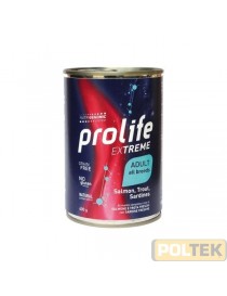 PROLIFE DOG WET LATTINA 400 gr EXTREME SALMONE/TROTA/SARDINE