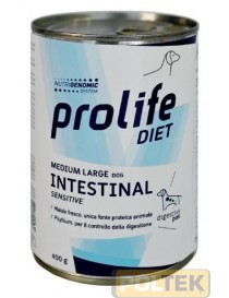 PROLIFE DOG WET LATTINA 400 gr DIET INTESTINAL SENSITIV